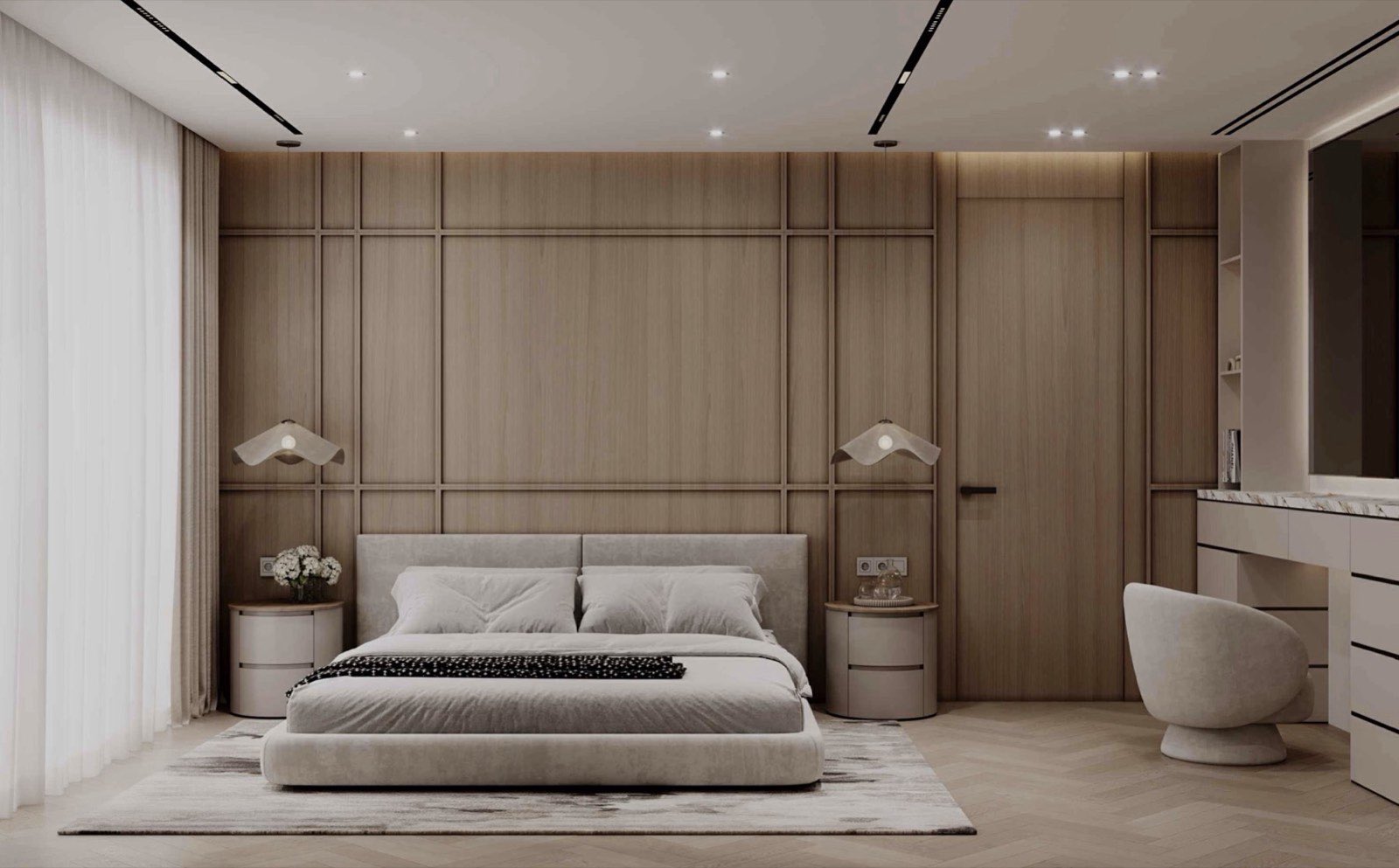 Rendu : chambre d'amis