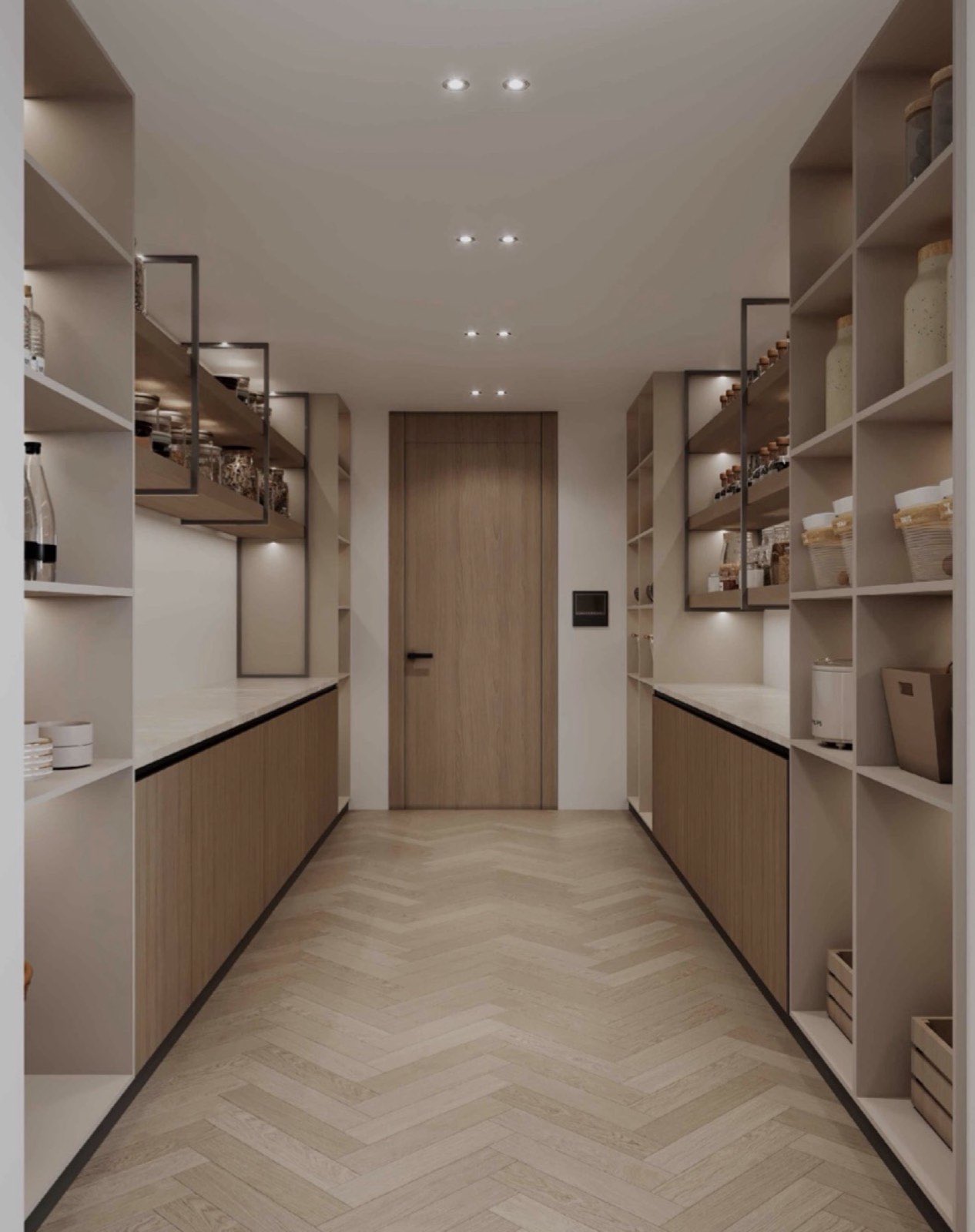 Rendu : dressing en enfilade
